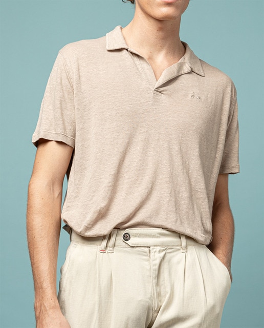 Imagen 0 de Polo linen beige