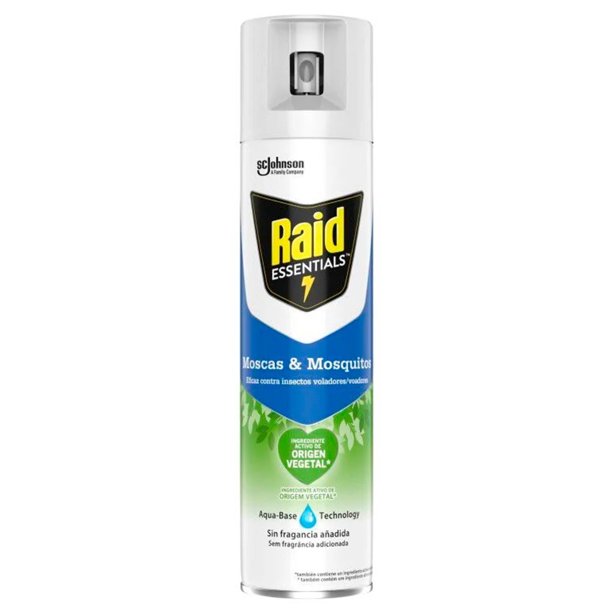 Insecticida Raid Essentials Voadores spray 400 ml