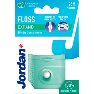 Fio Dentário  Expand Floss embalagem 25 m - Jordan