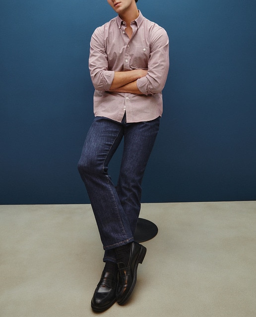 Imagen 0 de Camisa tejido oxford de hombre