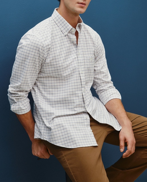 Imagen 0 de Camisa de oxford cuadros hombre