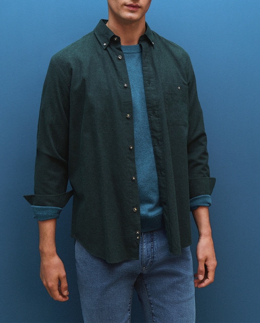 Imagen 0 de Camisa de hombre en patrón clásico