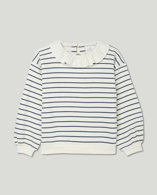 Imagen 0 de Blusa bebè cuello estampada