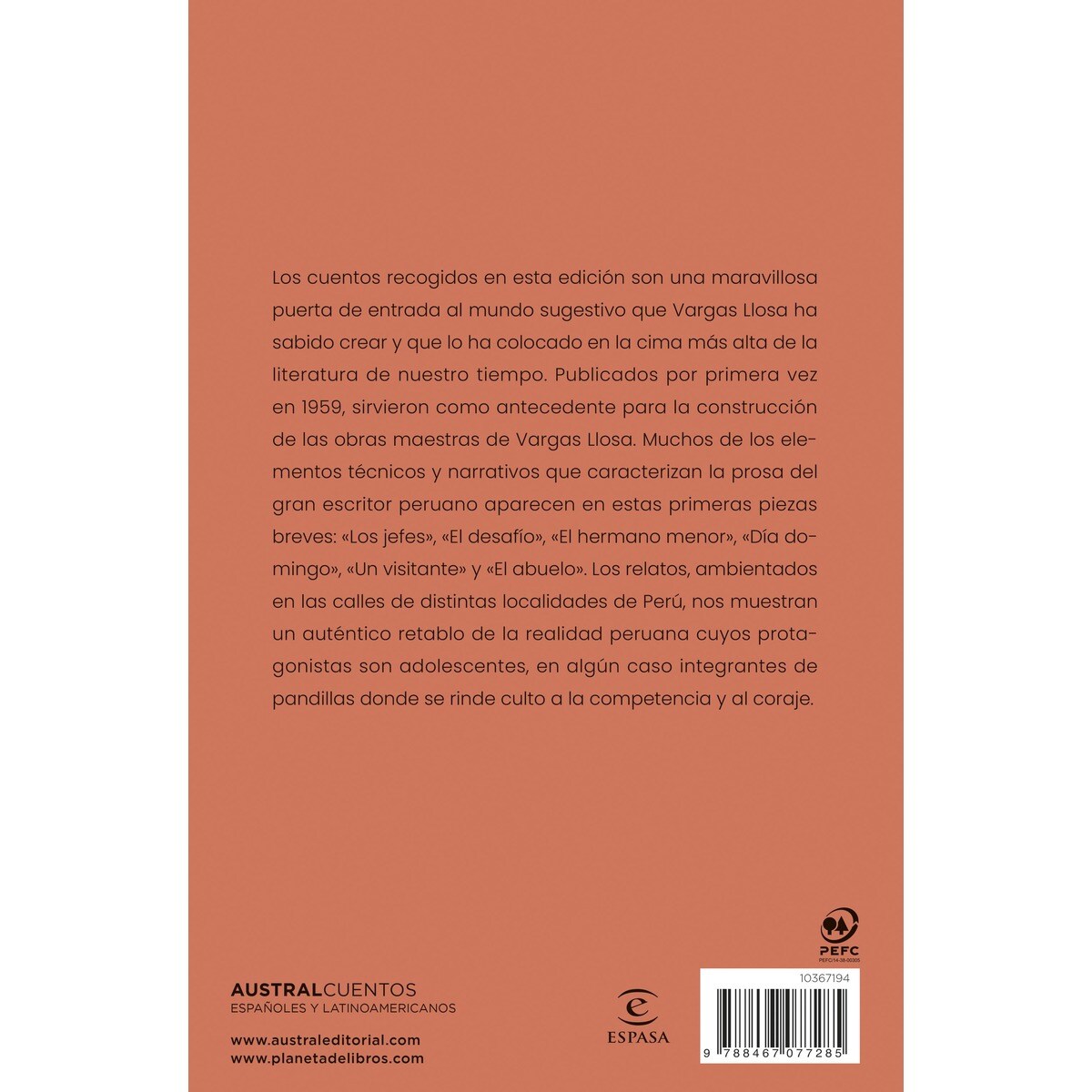 Cuentos de Mario Vargas Llosa (Bolso) (Capa mole) 2