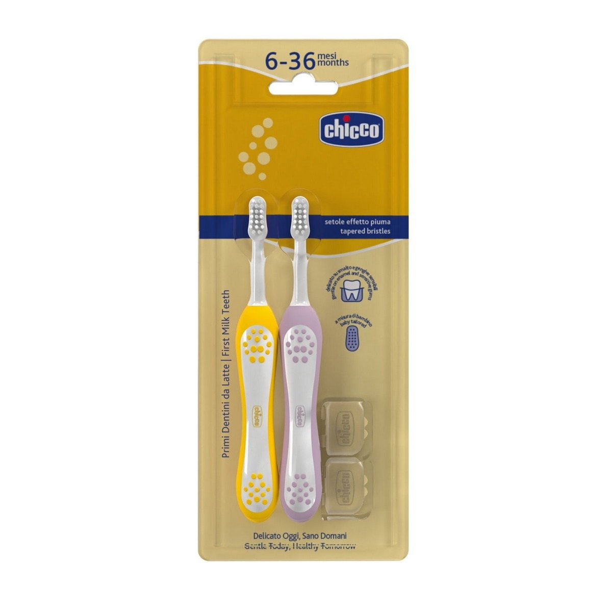 Pack 2 Escovas Primeiros Dentes 6-36M 1