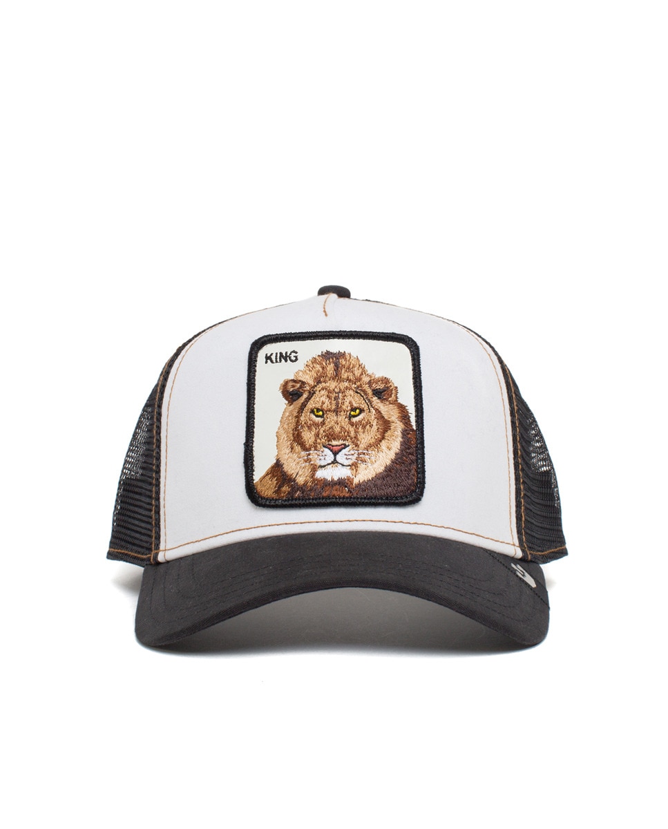 Boné Trucker com Emblema à Frente Preto-1
