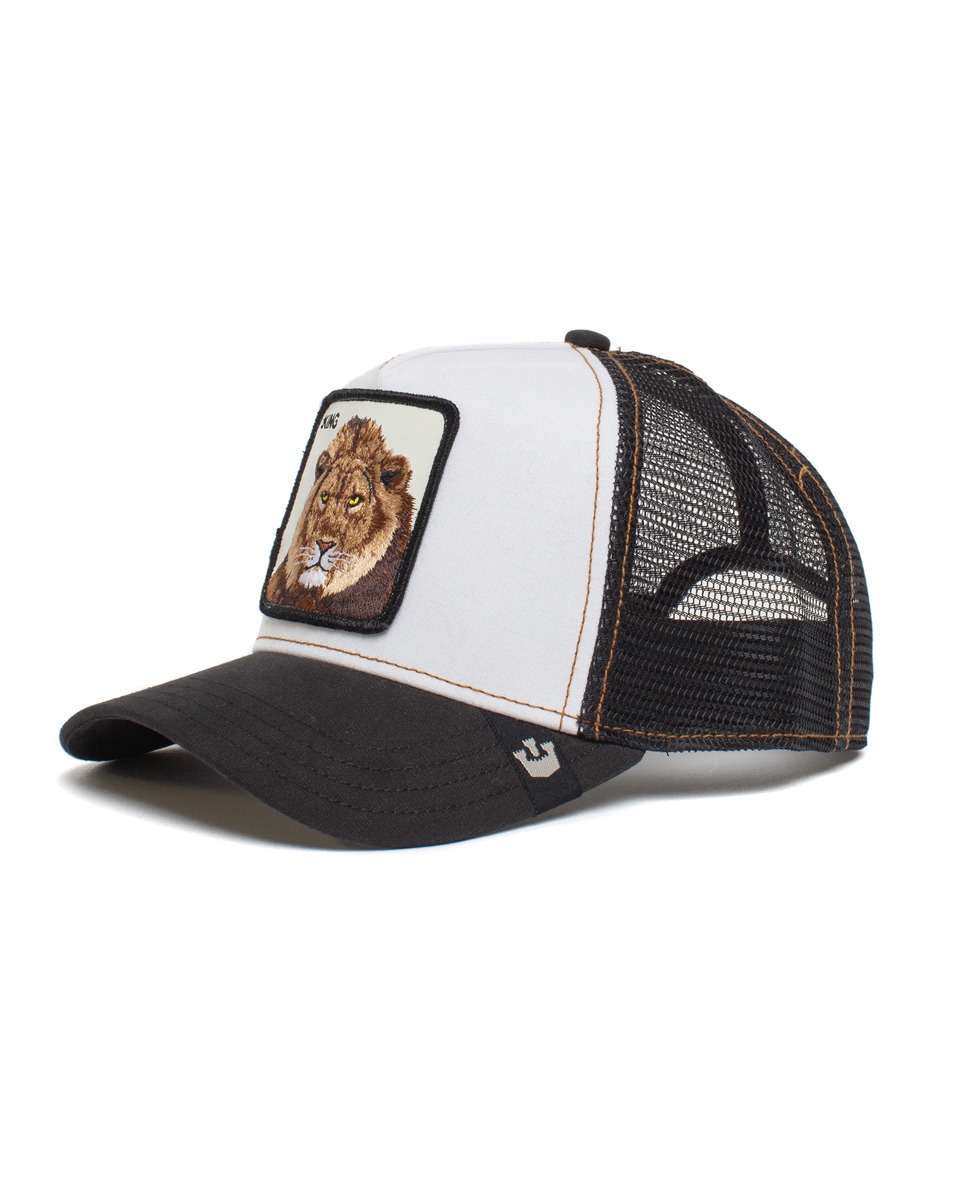 Boné Trucker com Emblema à Frente Preto-2