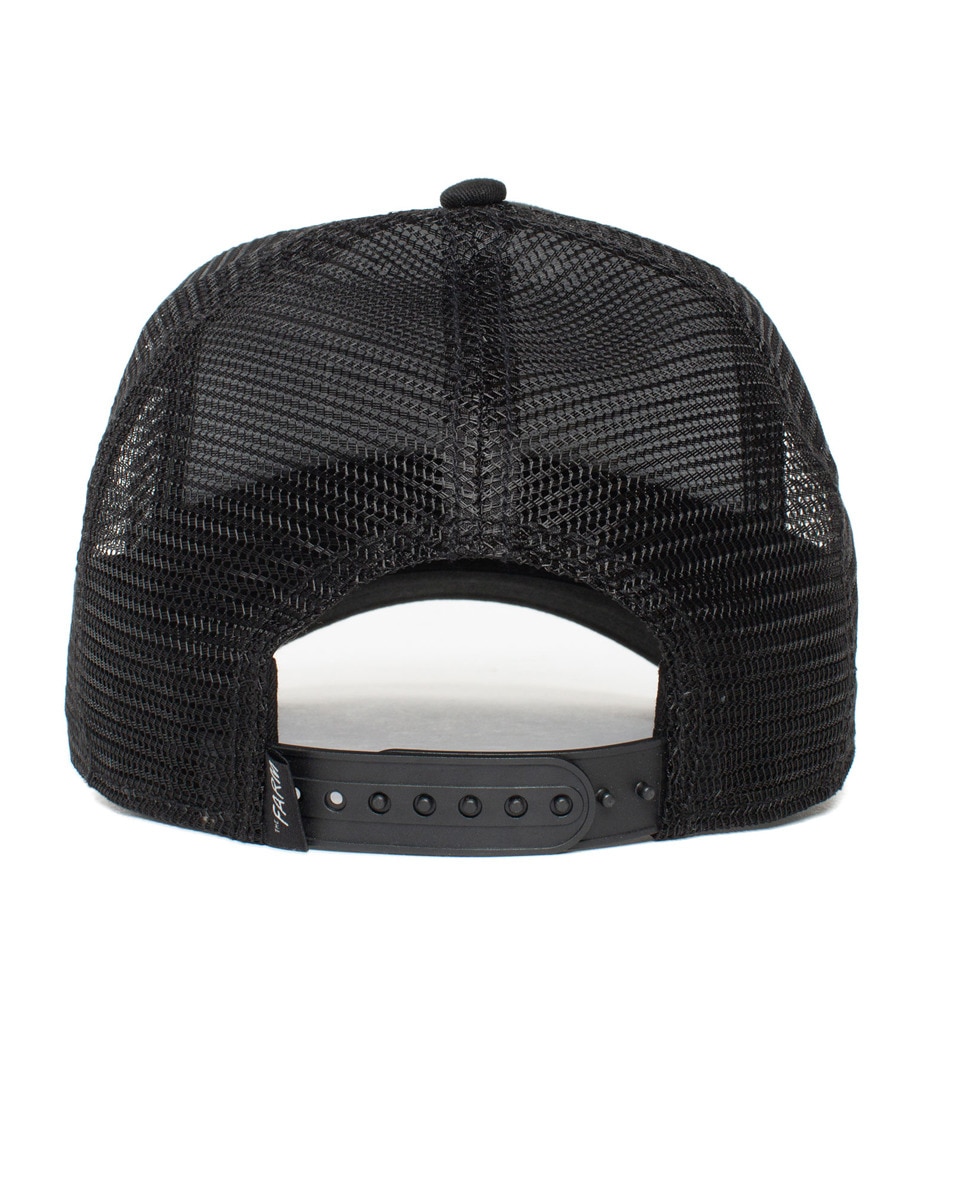 Boné Trucker Goorin com Emblema à Frente Preto-7