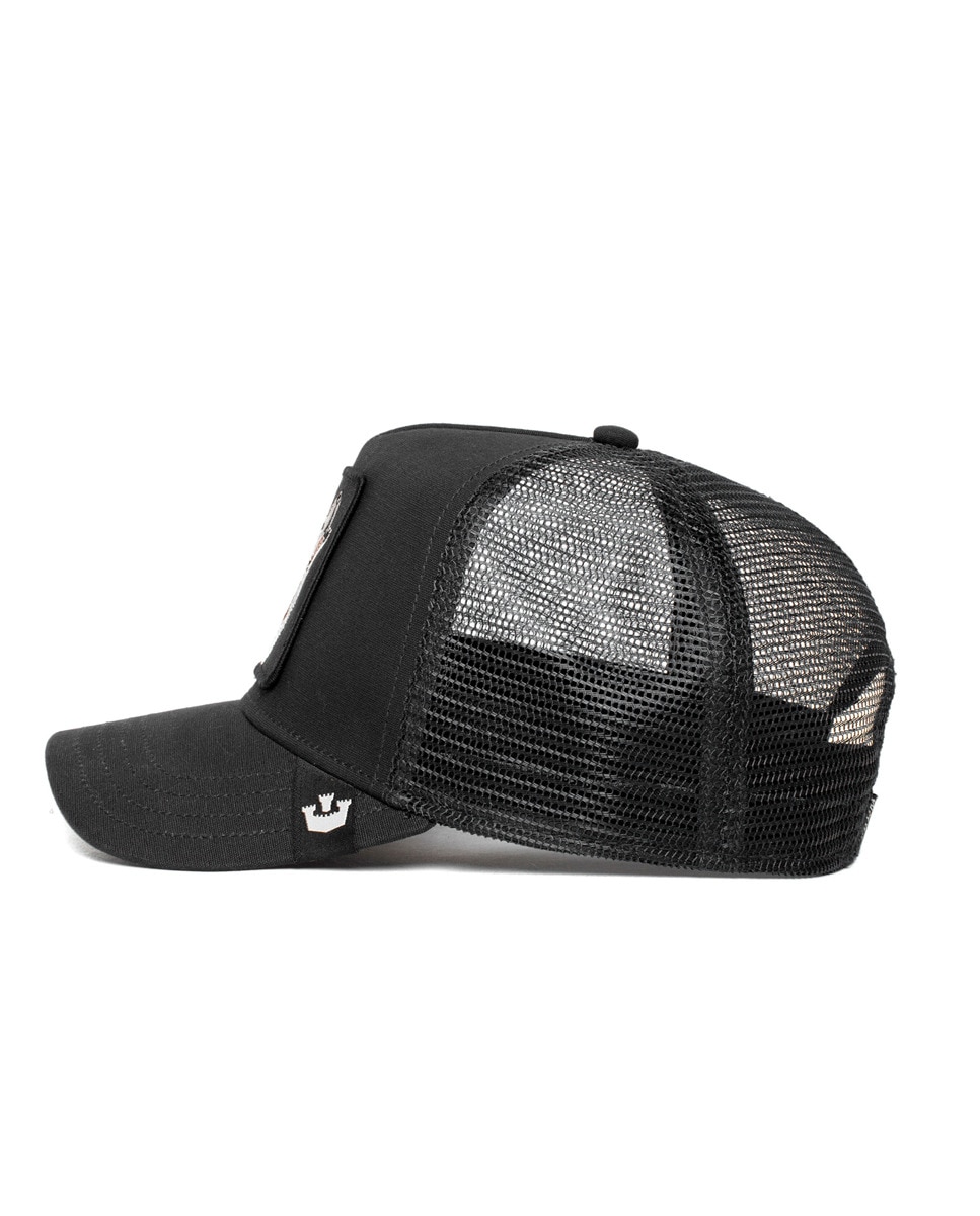 Boné Trucker Goorin com Emblema à Frente Preto-5