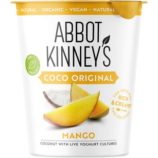 base de coco original sabor mango ecológico y sin lactosa envase 350 g - Abbot Kinney's