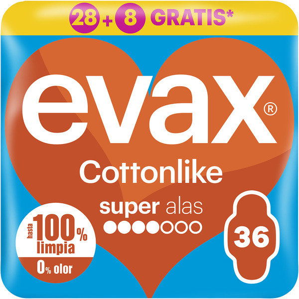 Cottonlike Binde mit Flügeln Super Tasche 36 Einheiten