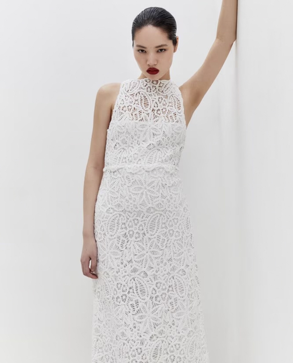 Vestido de Guipur Branco-1