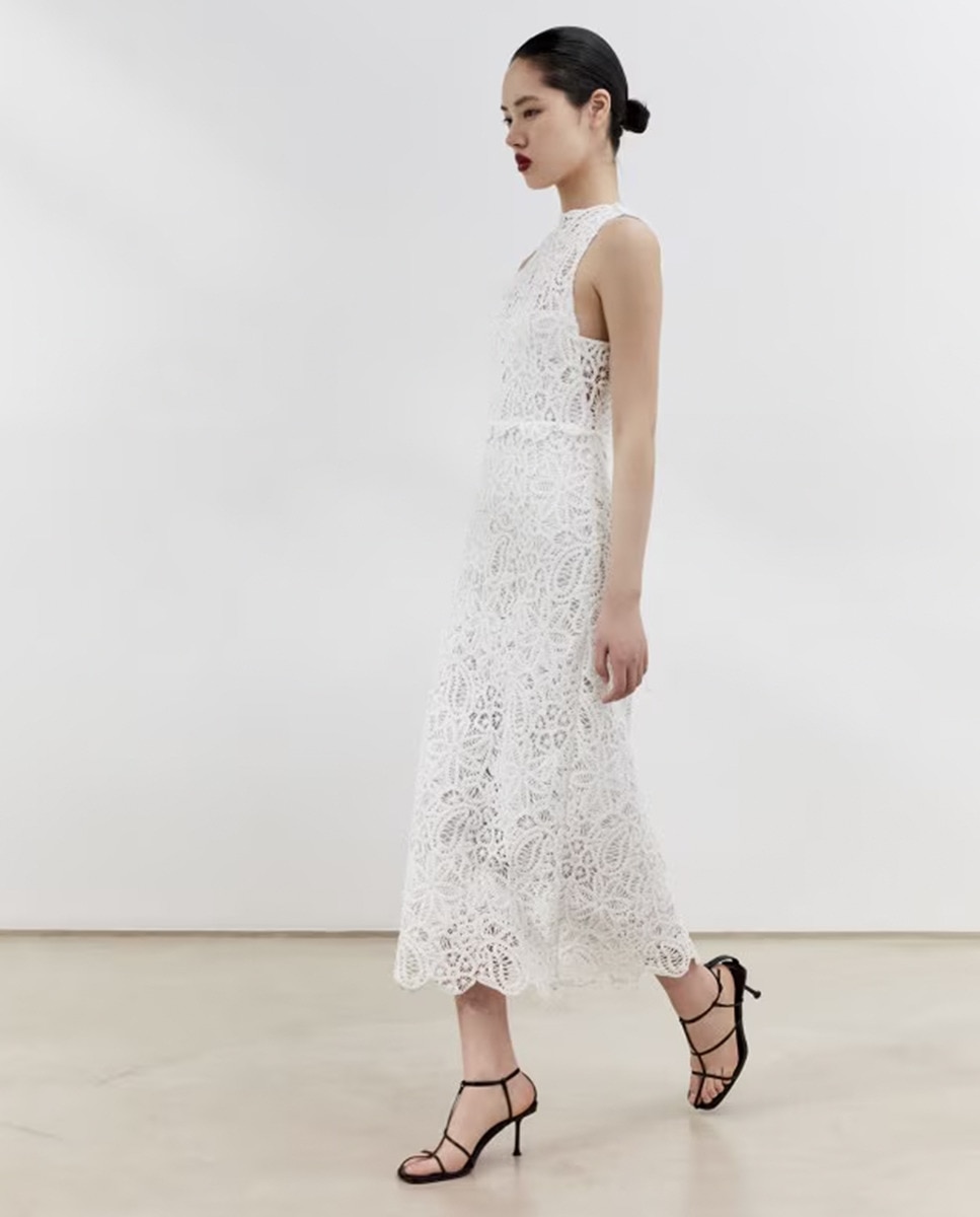Vestido de Guipur Branco-3