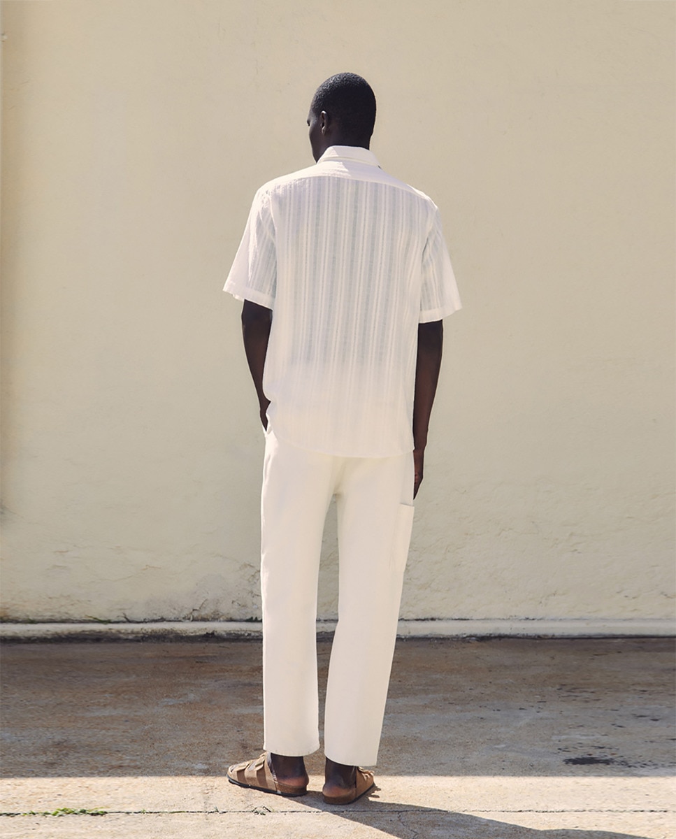 Camisa de Algodão Cru-2