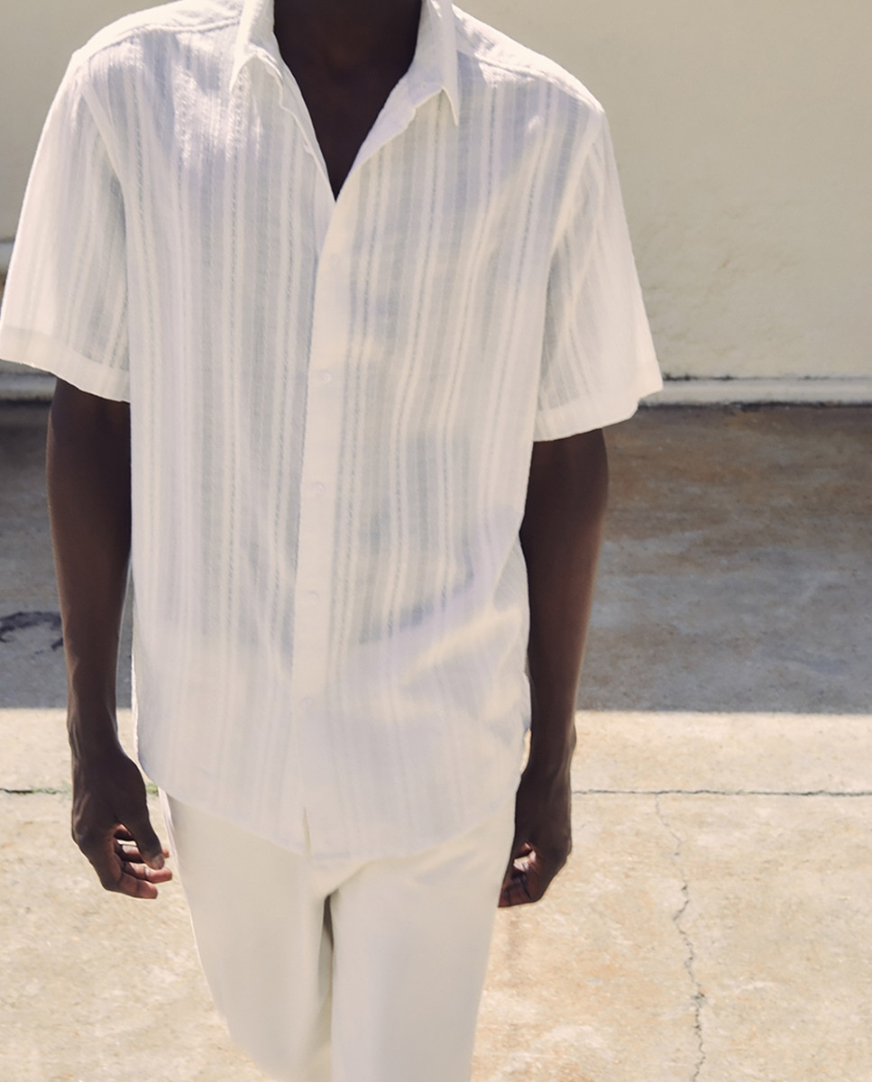 Camisa de Algodão Cru-3
