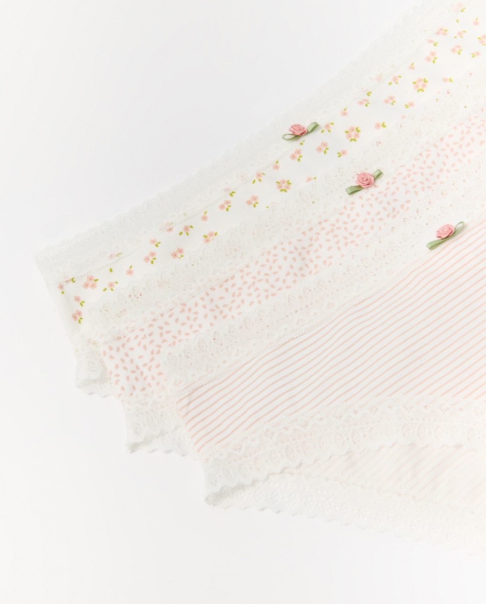 Pack de cuecas hipster Rosa-3