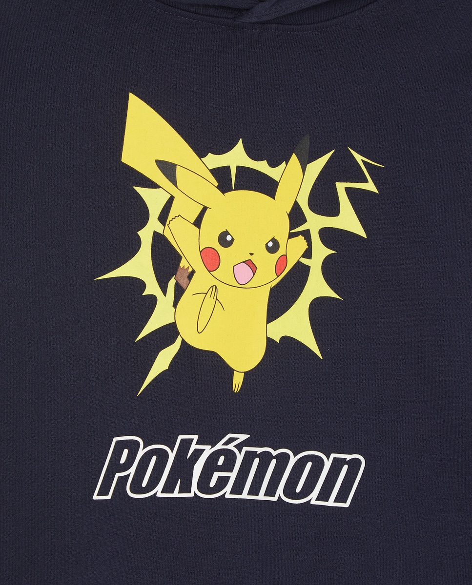 Sweatshirt Pokémon Fechada com Capuz Cinzento-5
