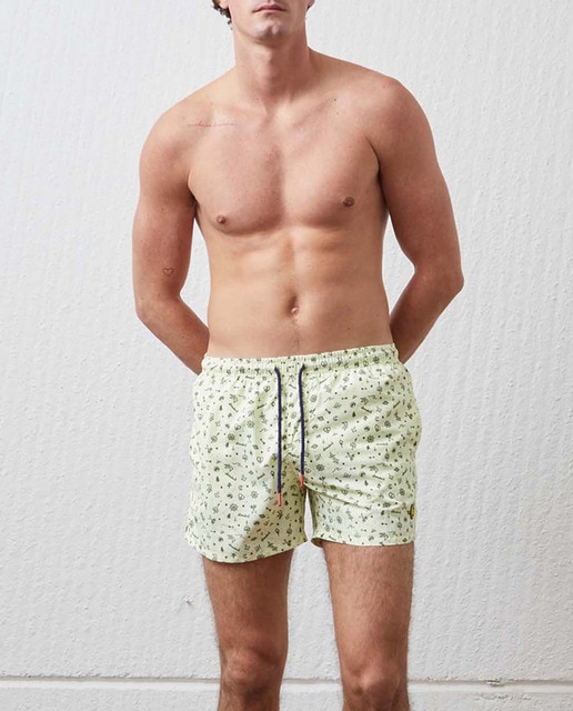 Imagen 0 de Bañador Amarillo estampado