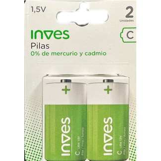 Pilhas Alacalinas AAA LR-3 embalagem 2 unidades - Inves
