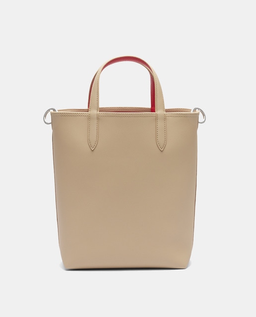 Imagem 0 de Mala Tipo Tote Reversível com Logótipo Prateado - Bordeaux/Taupe