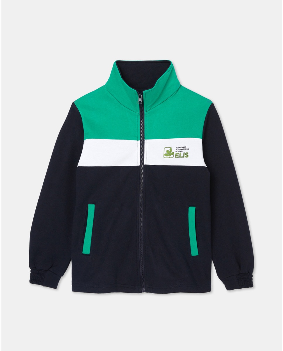 Sudadera de uniforme en marino, blanco y verde - Kids El Corte Inglés - Multicolor Multicolor-1