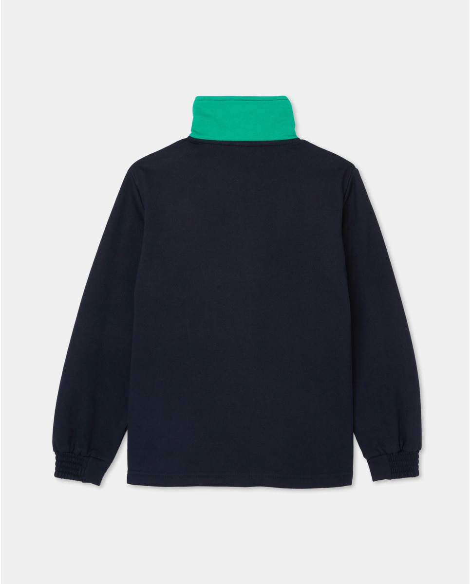 Sudadera de uniforme en marino, blanco y verde - Kids El Corte Inglés - Multicolor Multicolor-2