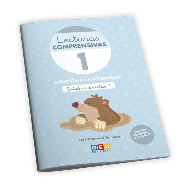 Imagen 0 de LECTURAS COMPRENSIVAS 1 - Cuaderno de Lecturas Comprensivas GEU | Libro aprender a Leer | Pauta Cuadrícula - Sílabas directas 1 | Edito  (Tapa blanda)