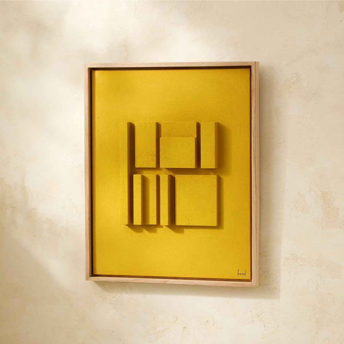 Quadro Cube - Cor de Mostarda Mostarda-1