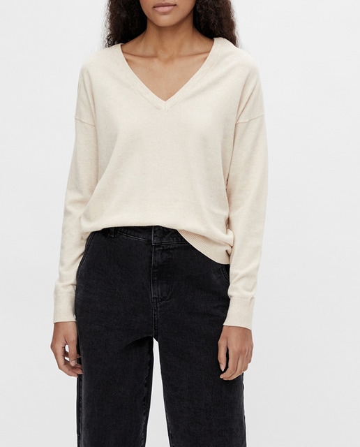 Imagen 0 de Jersey de mujer punto con cuello en V
