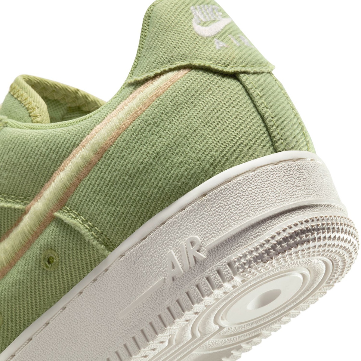 Sapatilhas Casual de Homem Air Force 1 Low Canvas Verde-8
