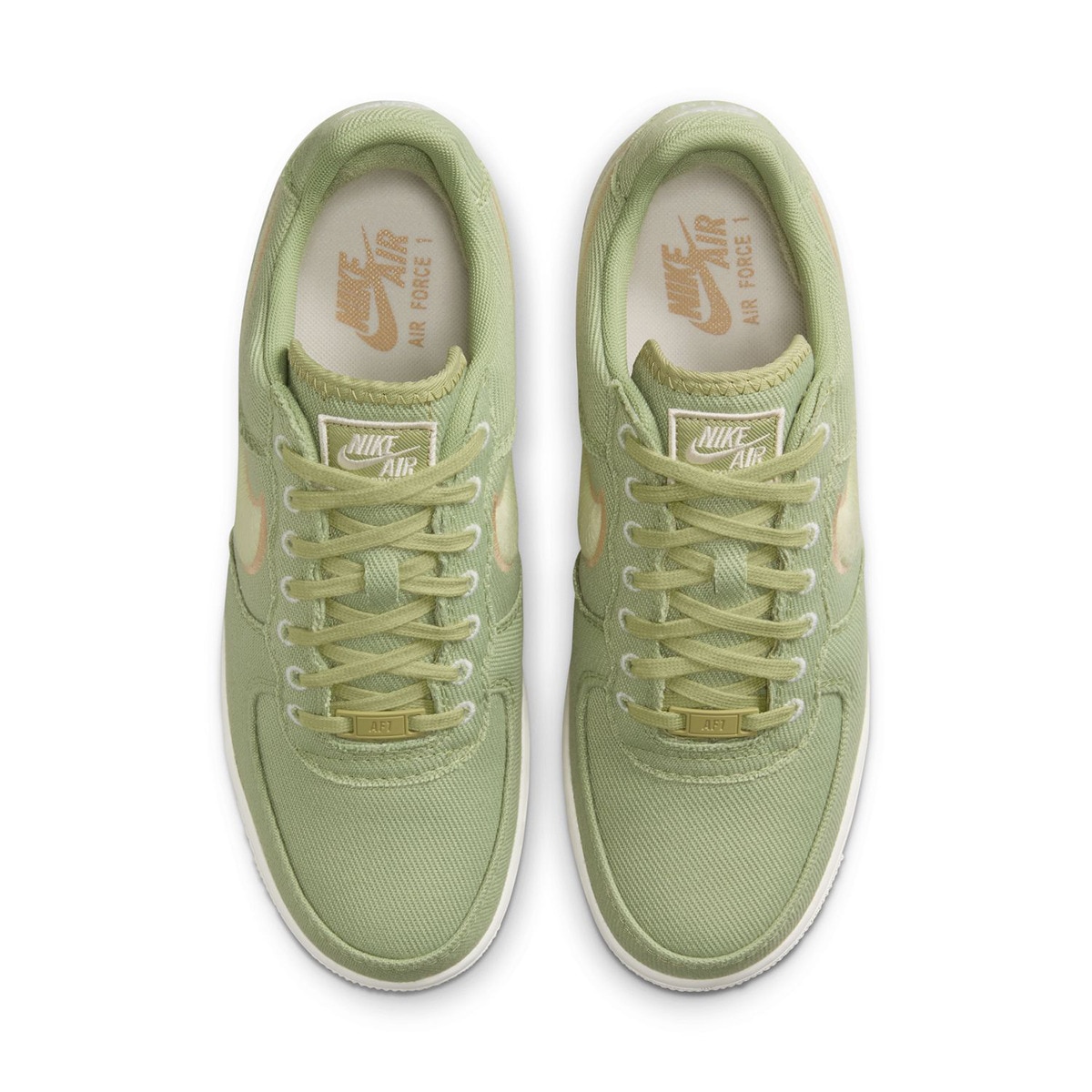 Sapatilhas Casual de Homem Air Force 1 Low Canvas Verde-3