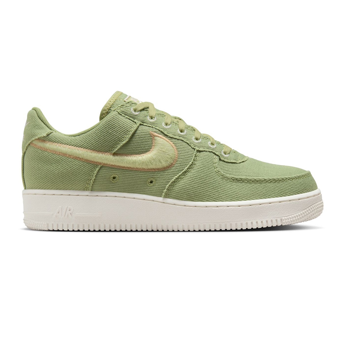 Sapatilhas Casual de Homem Air Force 1 Low Canvas Verde-1