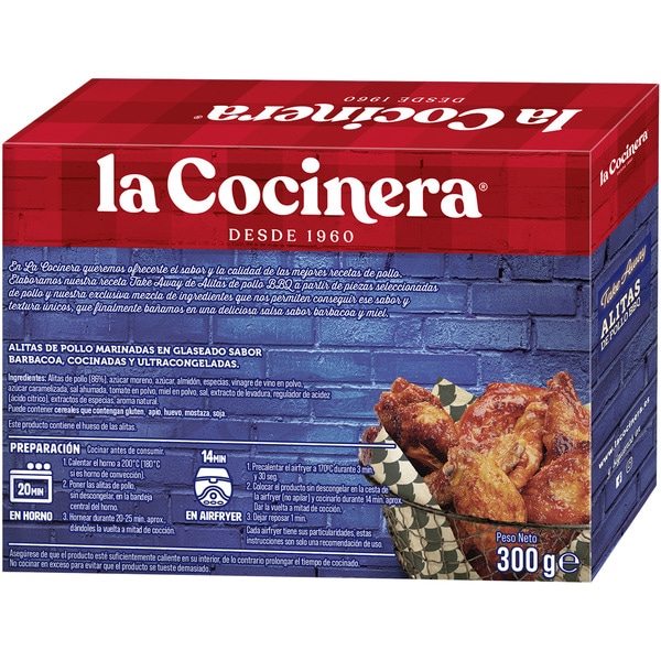 Take away Hühnchenflügel BBQ Behälter 300 g
