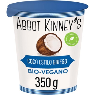 base de coco estilo griego ecológico sin gluten y sin lactosa envase 350 g - Abbot Kinney's
