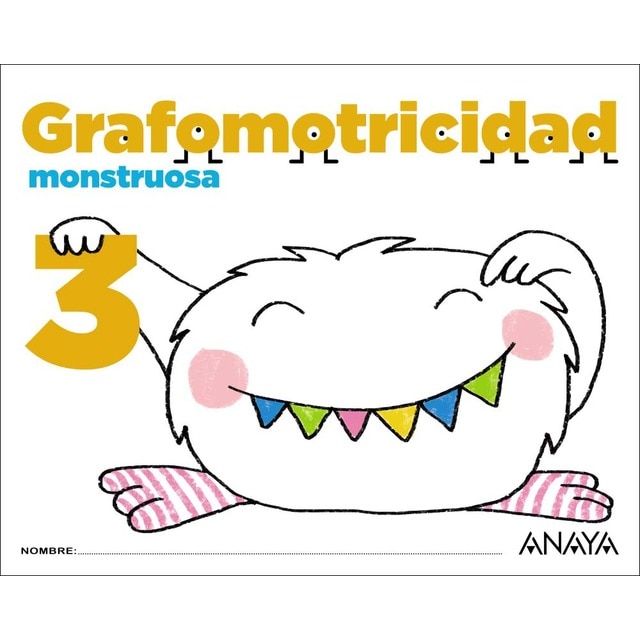 Imagen 0 de Grafomotricidad monstruosa 3.  (Tapa blanda)