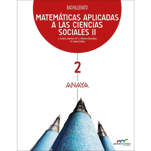 Imagen 0 de Matemáticas aplicadas a las Ciencias Sociales II.  (Tapa blanda)