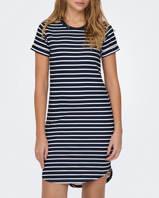 Imagen 0 de Vestido corto con bajo asimétrico