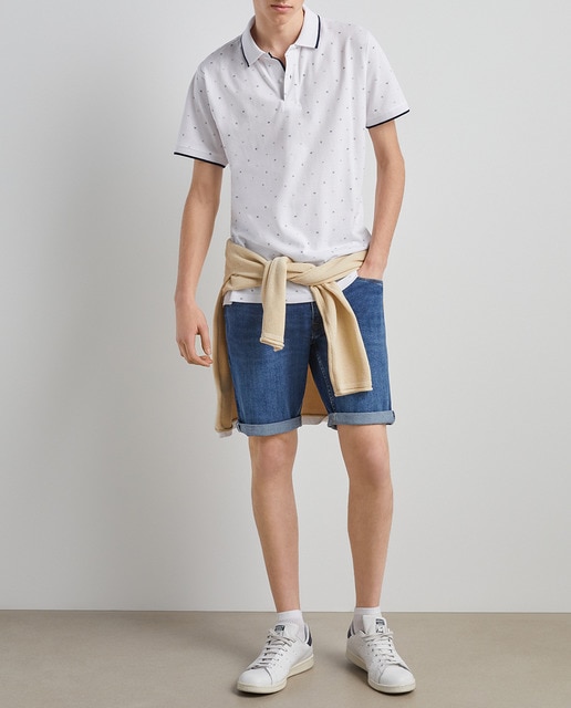 Imagen 0 de Bermuda vaquera 5 bolsillos de hombre stretch