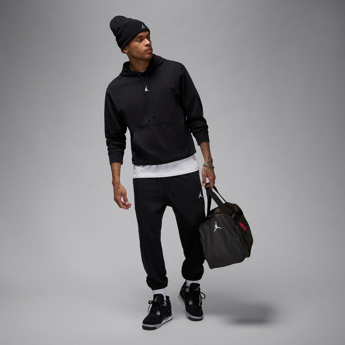 Sweatshirt de Homem Sport Crossover Preto-6