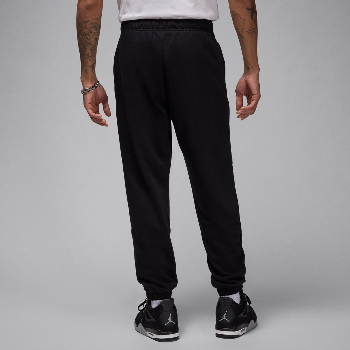 Calças de Homem Sport Crossover Fleece Preto-2