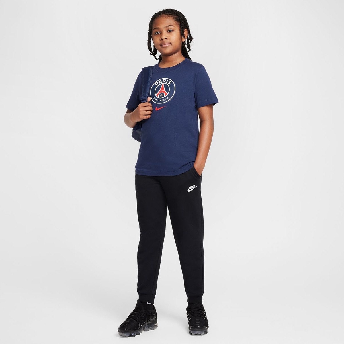 T-shirt de Criança Paris Saint-Germain PSG Crest Azul-marinho-5