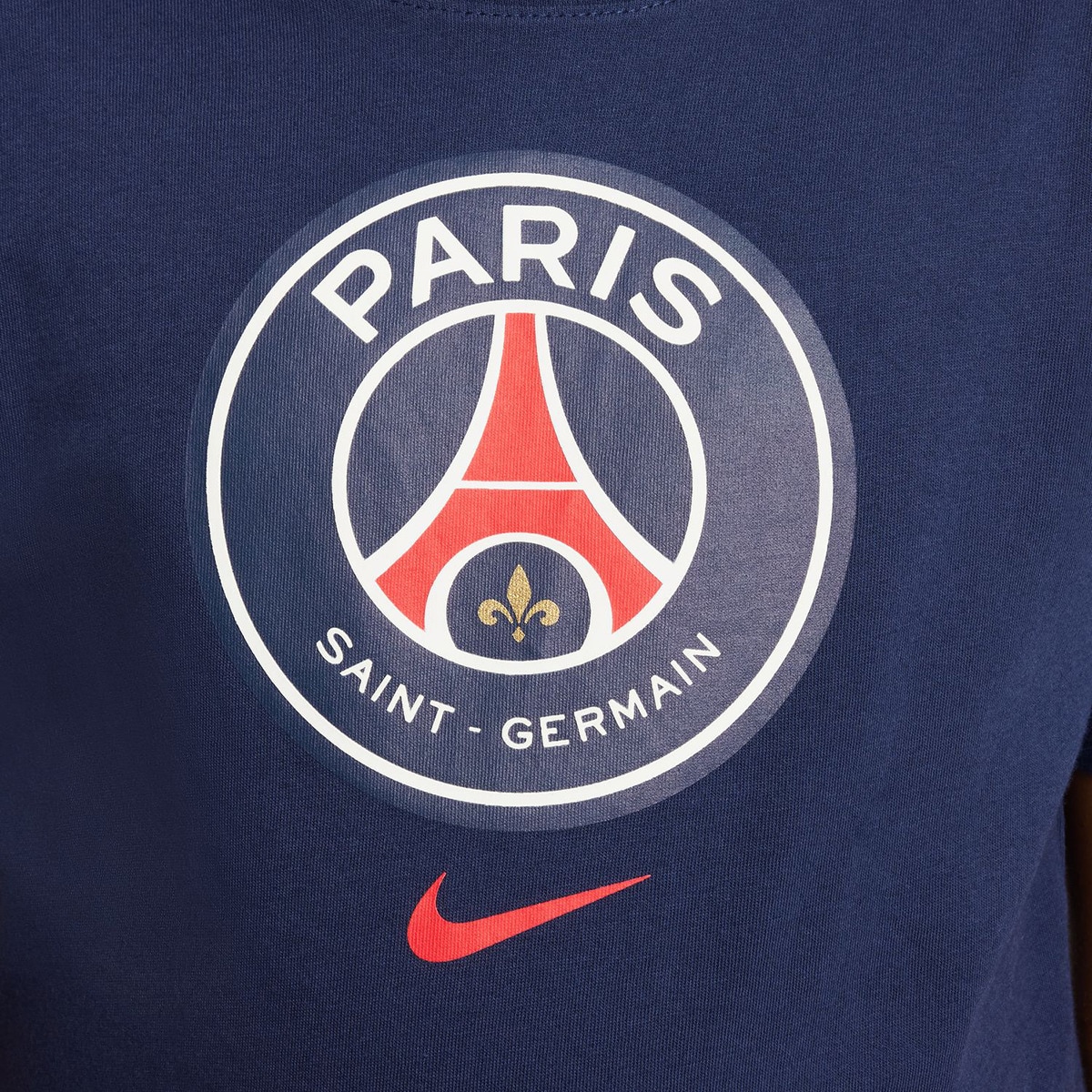 T-shirt de Criança Paris Saint-Germain PSG Crest Azul-marinho-4