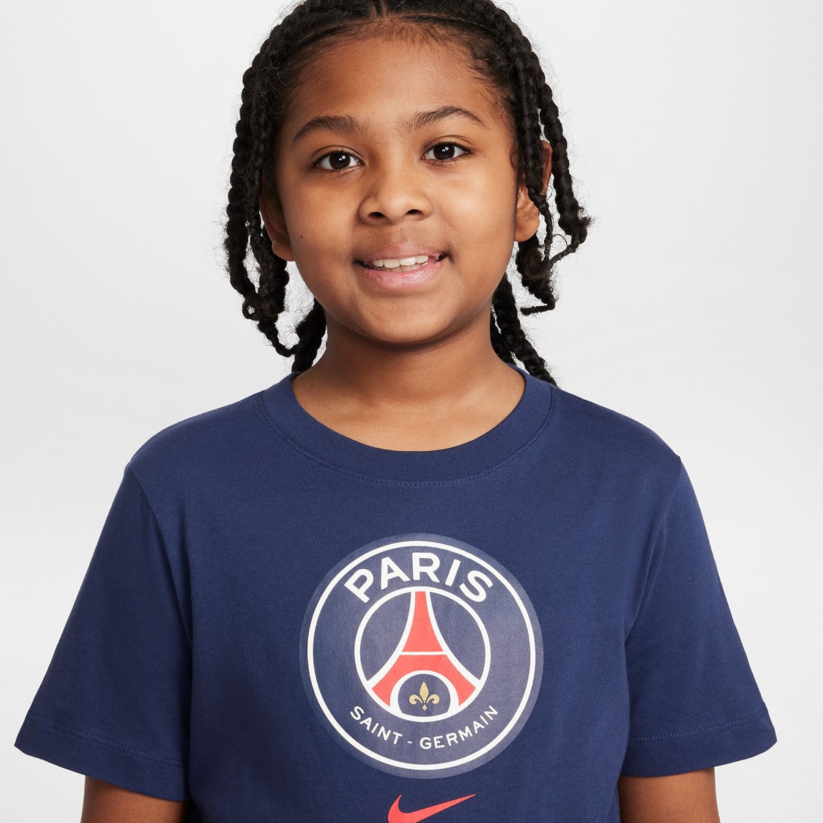 T-shirt de Criança Paris Saint-Germain PSG Crest Azul-marinho-3