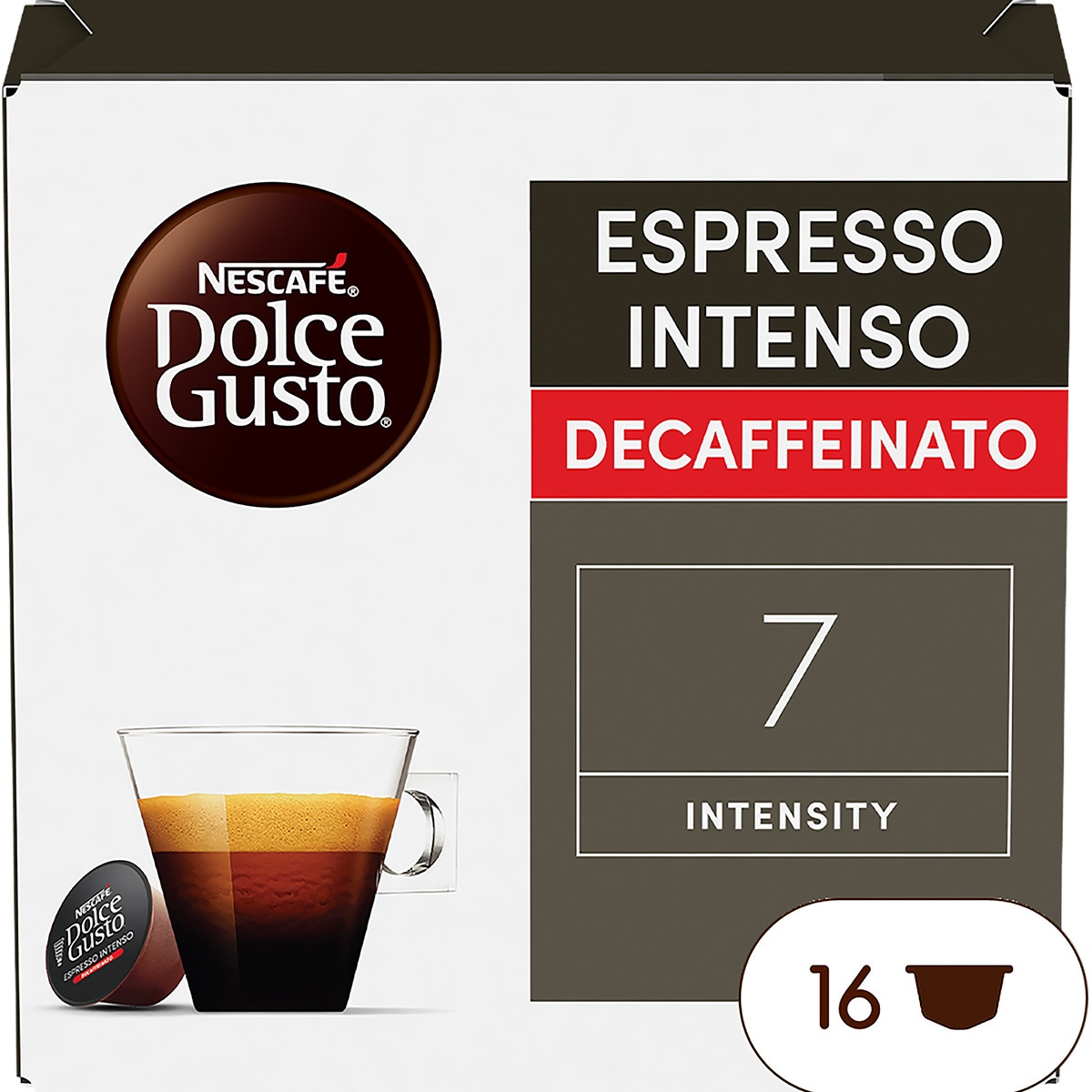 café espresso intenso descafeinado intensidad 7 estuche 16 capsulas