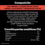 wet dog food with blueberries and vegetables tub 100 g