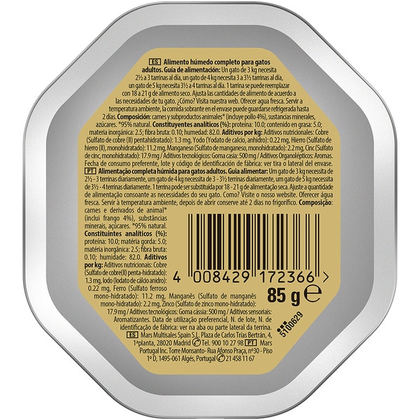 finesse wet food for adult cats ? chicken tub 85 g