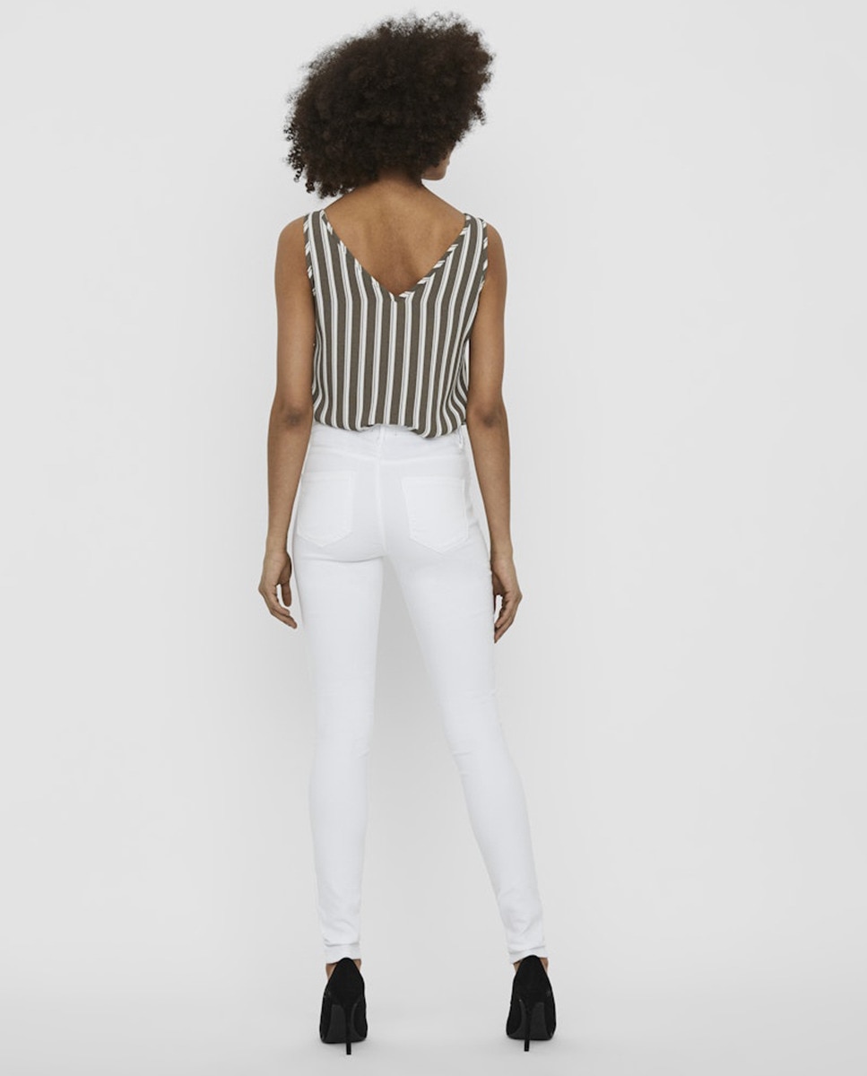 Jeans Skinny - Branco Branco-2