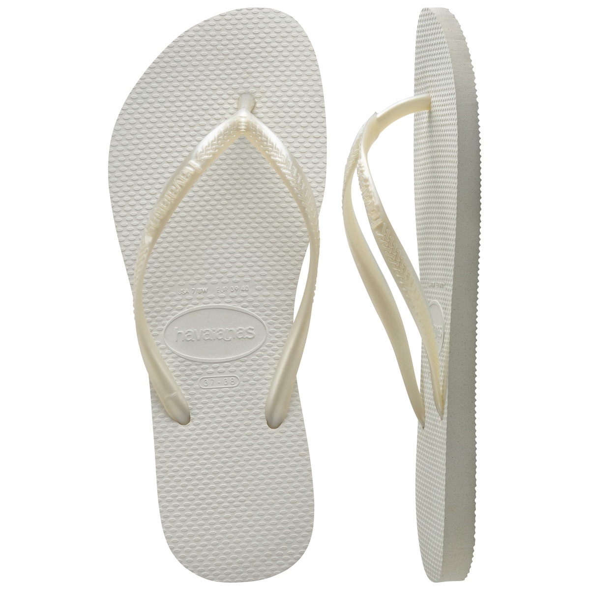 Chinelos Slim Branco-3