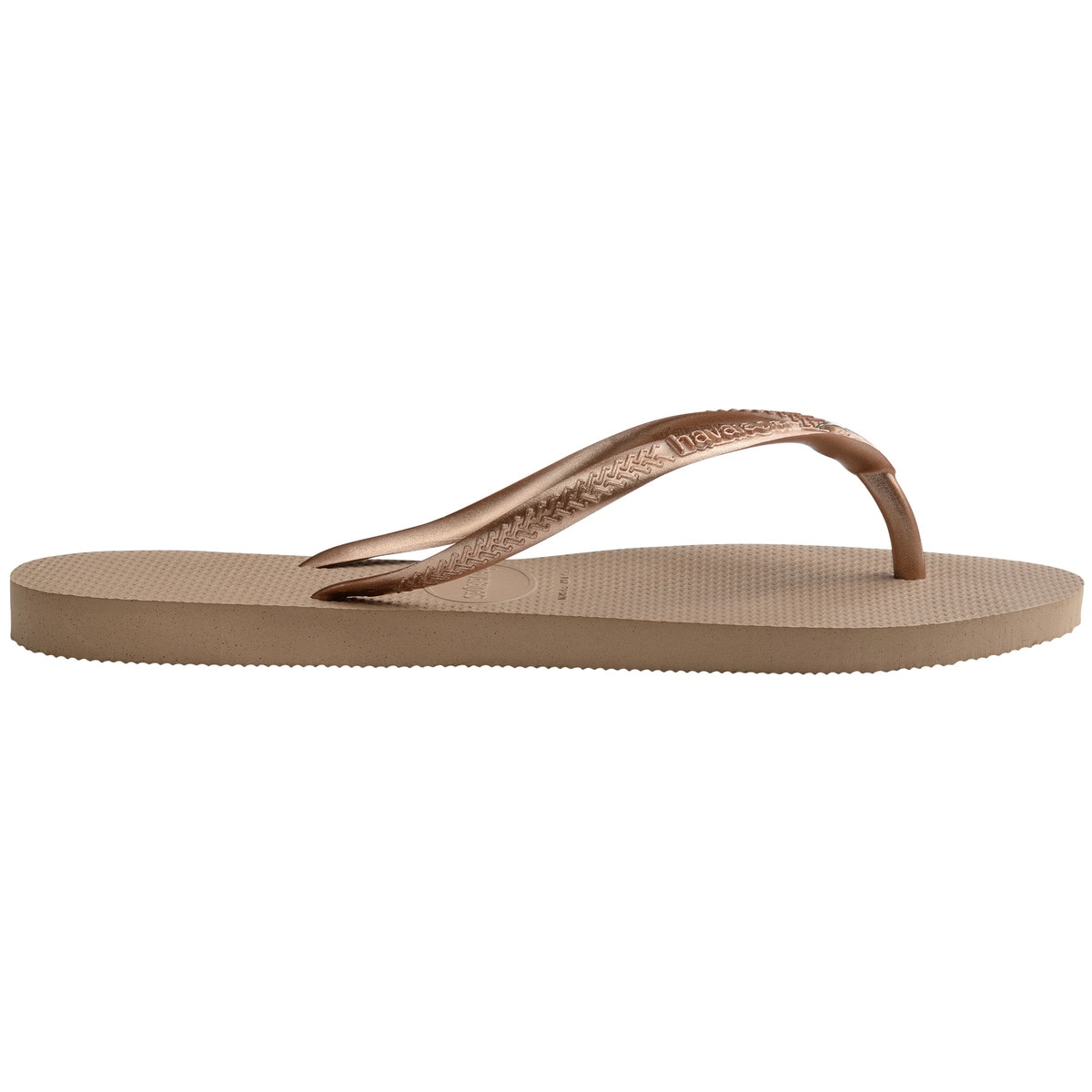 Chinelos de Dedo de Mulher Slim Crystal SW II Havaianas Rosa-pálido-5