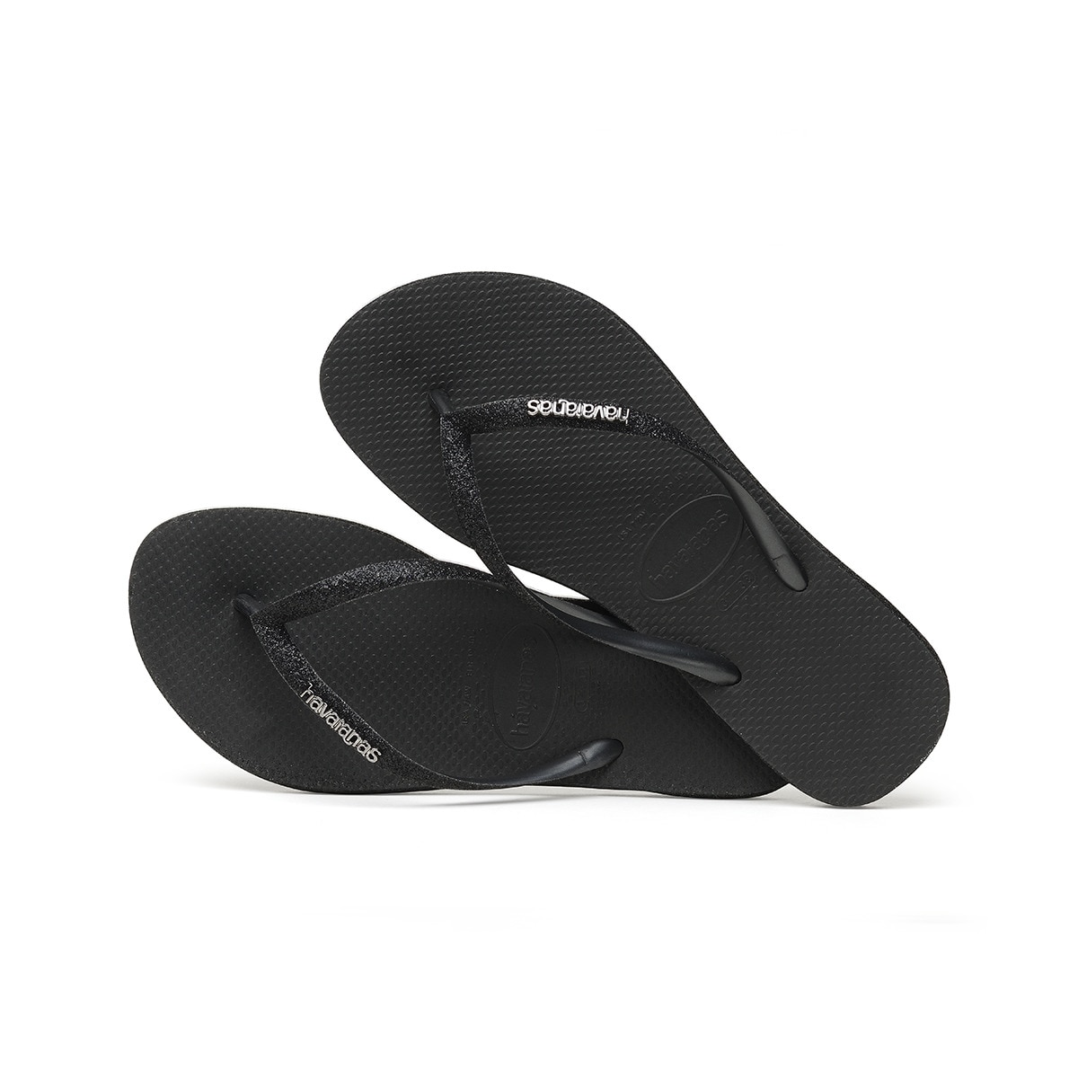 Chinelos Slim Sparkle Preto-4